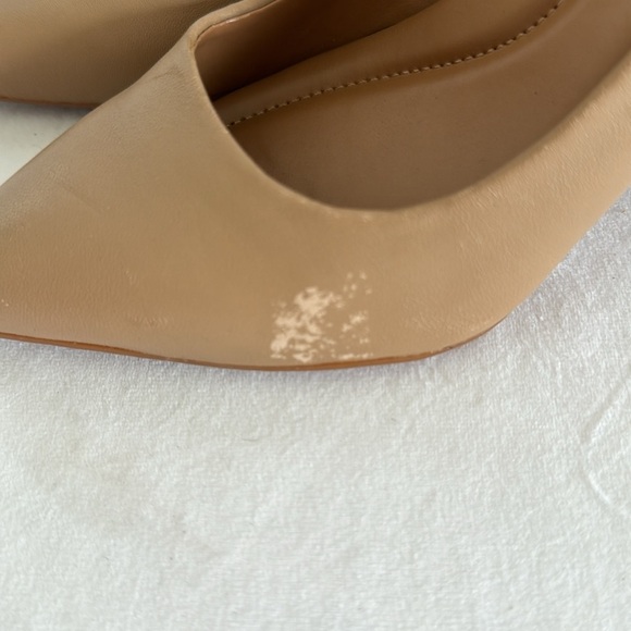 Nordstrom Rack Women's Beige Pointed Toe Pumps - Size 4.5 - Picture 4 of 6